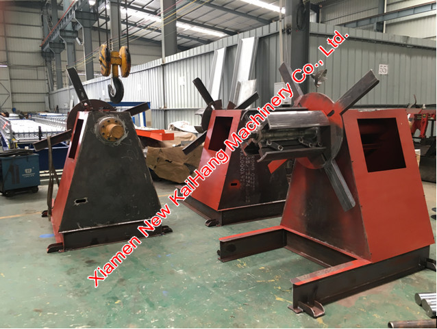12-15m/Min Auxiliary Equipment Hydraulic De Coiler 3 Tons Capacity