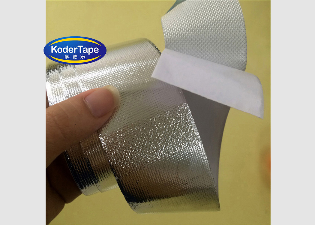 Silver Ash Aluminum Foil Conductive Heat Insulation Coating Hvac Foil Tape