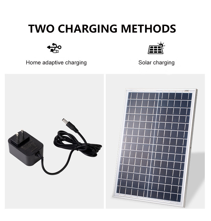 25W Solar Powered Outdoor Fan With USB+Night Light 3 Gears Solar Fan