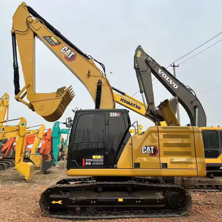 20 Ton Medium Used Excavators Crawler Hydraulic Digger CAT 320gc for Building Construction
