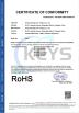 Sichuan Readycome Trading Co., Ltd. Certifications