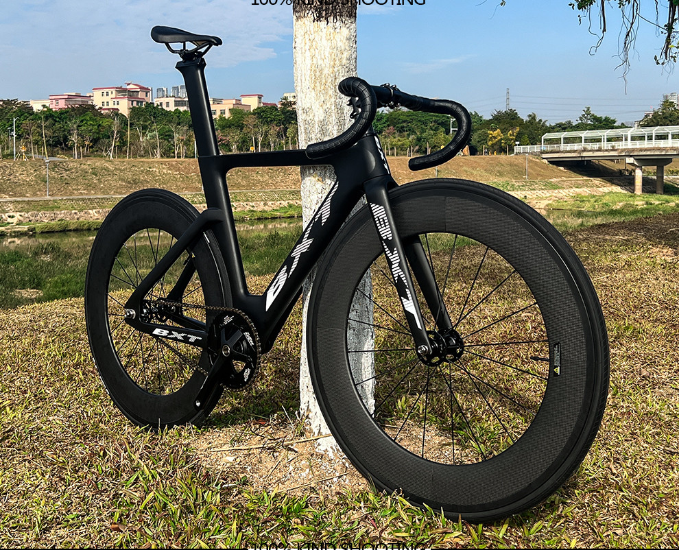 Carbon Fiber Fixed Gear Racing Track Bicycle 700C Aero Technology