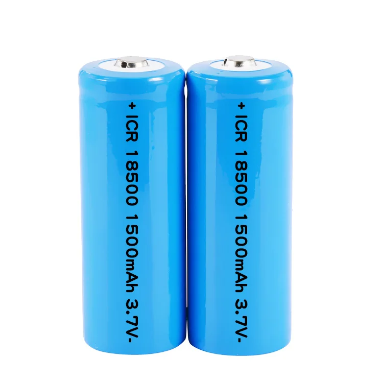 18500 Li Ion Rechargeable Battery 3.7v 1500mah For Solar Spotlight