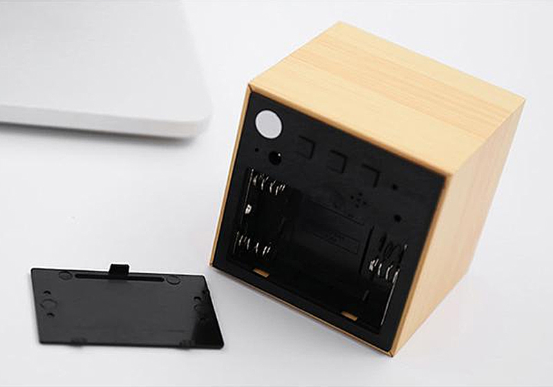 Smart Mini FM Portable Clock Radio With LED Light Bluetooth Speaker