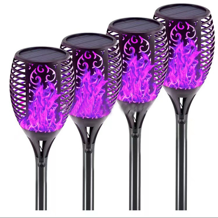 IP65 Waterproof Solar Flame Torch Light 2700K Soft Warm White