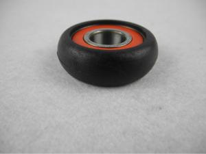 Buy cheap Black Fiberglass filled Nylon Parts , ylon Injection Moulded Ball bearing Wheel product
