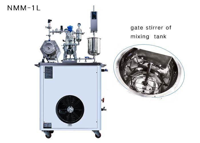 PLC Controlled Stainless Steel Laboratory Bead Mill 2L Capacity 2.2KW Power
