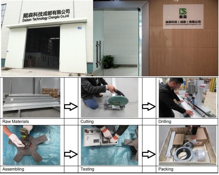 Industrial Ceiling Fans with Gearbox Motor or Pmsm Motor Configured Hvls Fan as Air Blower for Warehouse Ventilation and Cooling