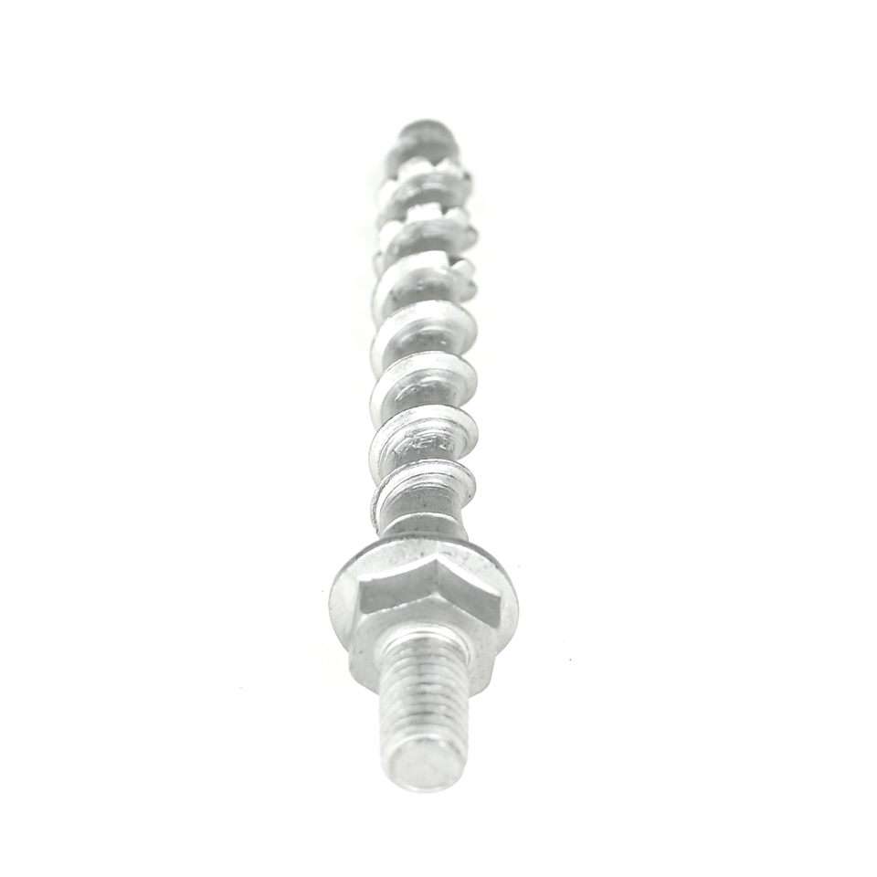 ZINC Finish Stainless Steel Hex Flange M8 70mm Anchor Bolt Screw Concrete Bolt Inox Tornillos Para Hormigon