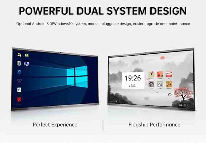 Education Smart Interactive Flat Panel 3840×2160 98 Inch Interactive Panel