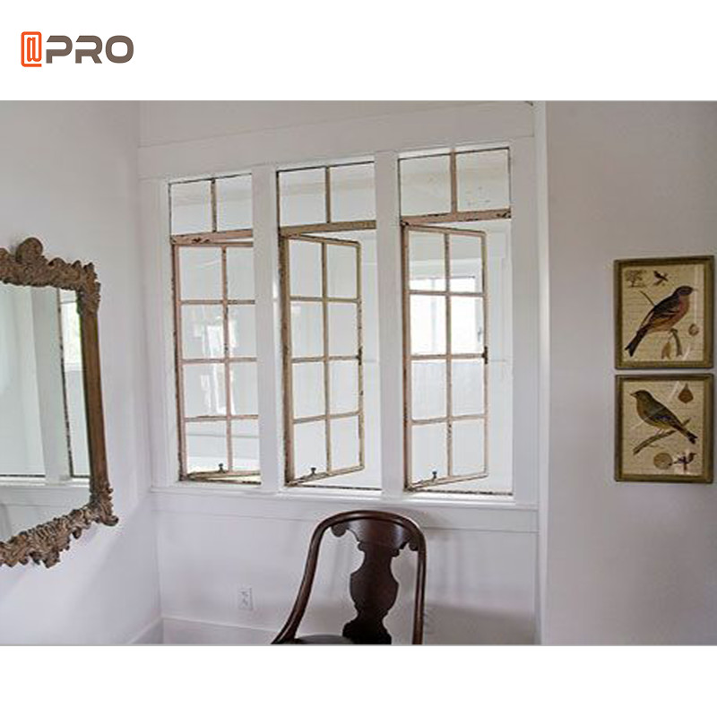 Double Tempered Clear Glaze Slidng Casement Windows Aluminum Porfile