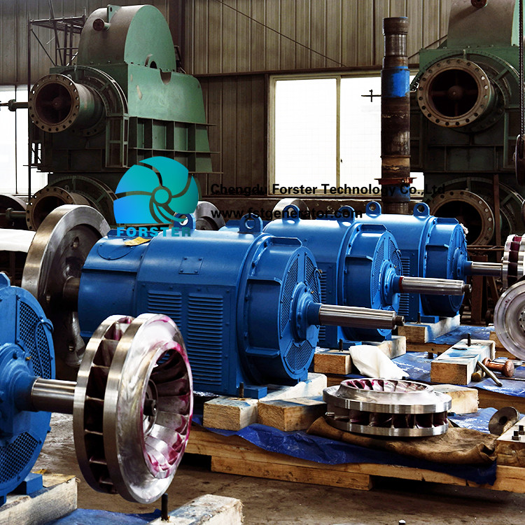 Hydraulic Generating Francis Hydro Turbine , Axial And Radial Turbines Long Using Life