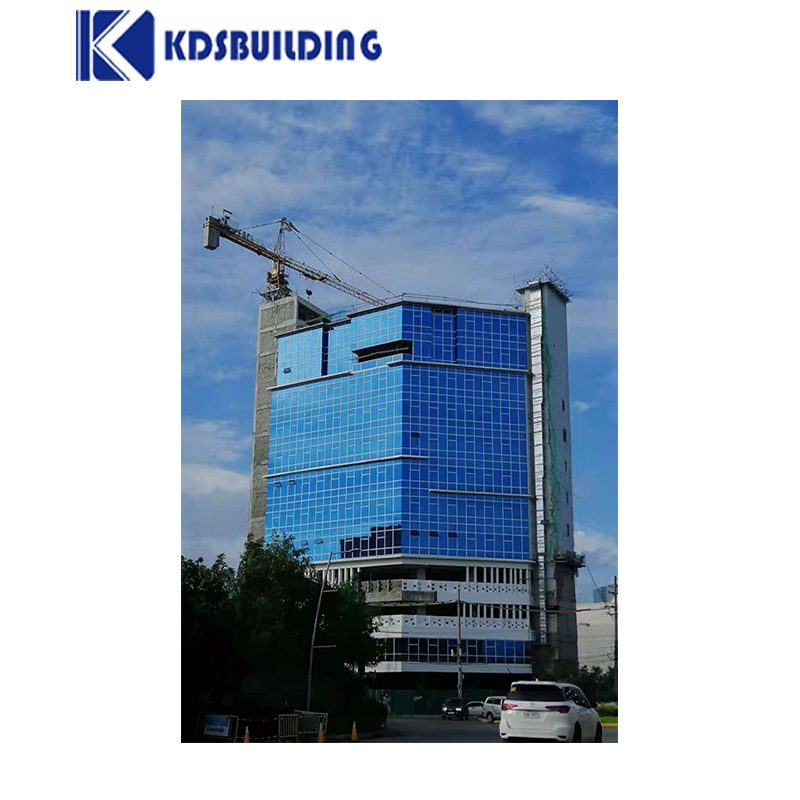 Energy Saving Aluminium Curtain Wall Cladding Invisible 2.0-5.0mm