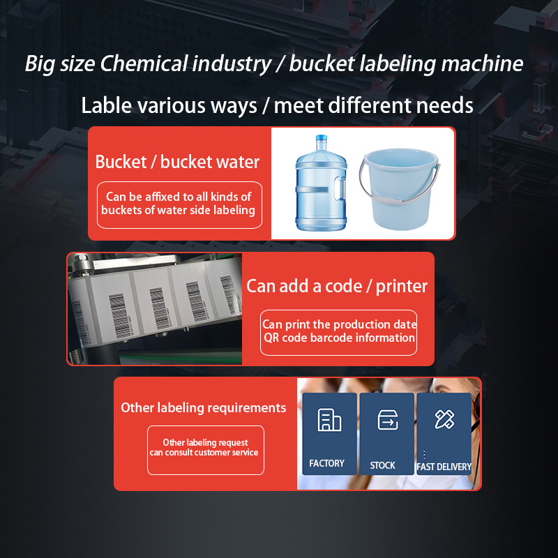 Labeling Machine Double Sides Label Applicator for Automatic Engineer Oil Bottle