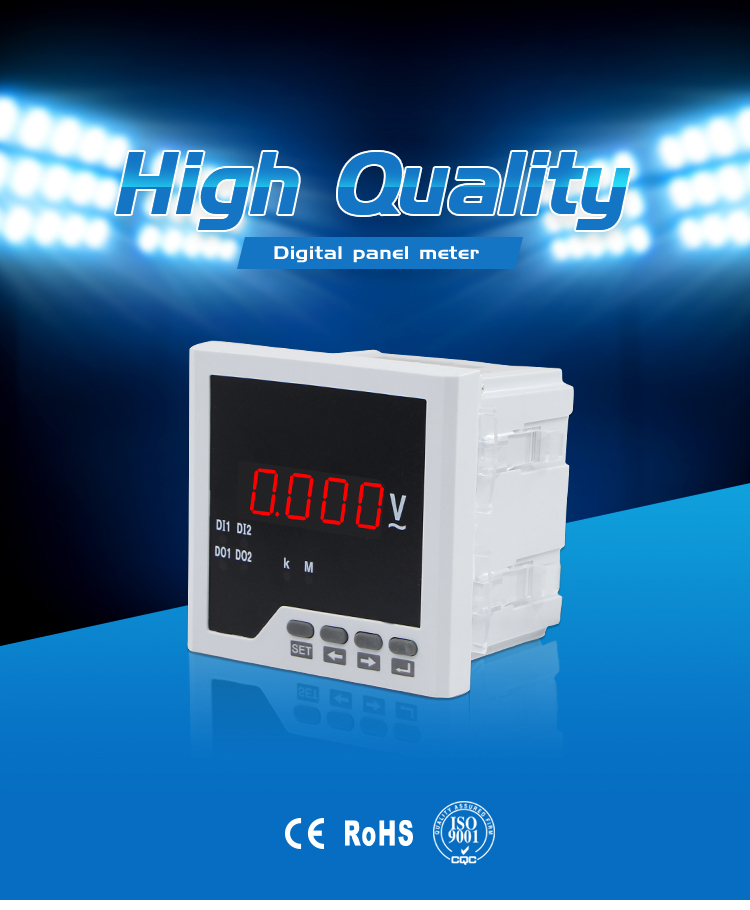 CN-AV31 96*96 cheap Single Phase Voltage Voltmeter 0-500Vac