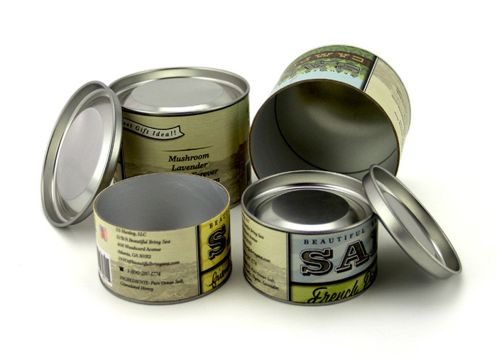 Waterproof Paper Cans Packaging , Aluminum Easy Open Tube Packaging