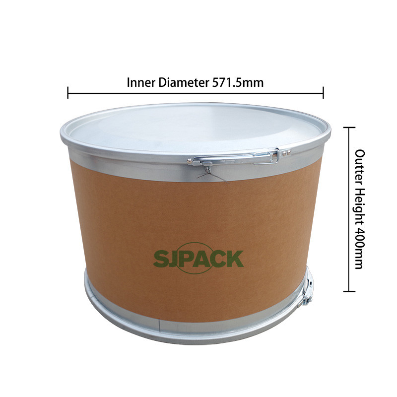 Heavy-Duty 100kg Fiber Drum For Hot Melt Adhesives | 571.5mm Press Disc Fit | Leakproof & Easy To Clean