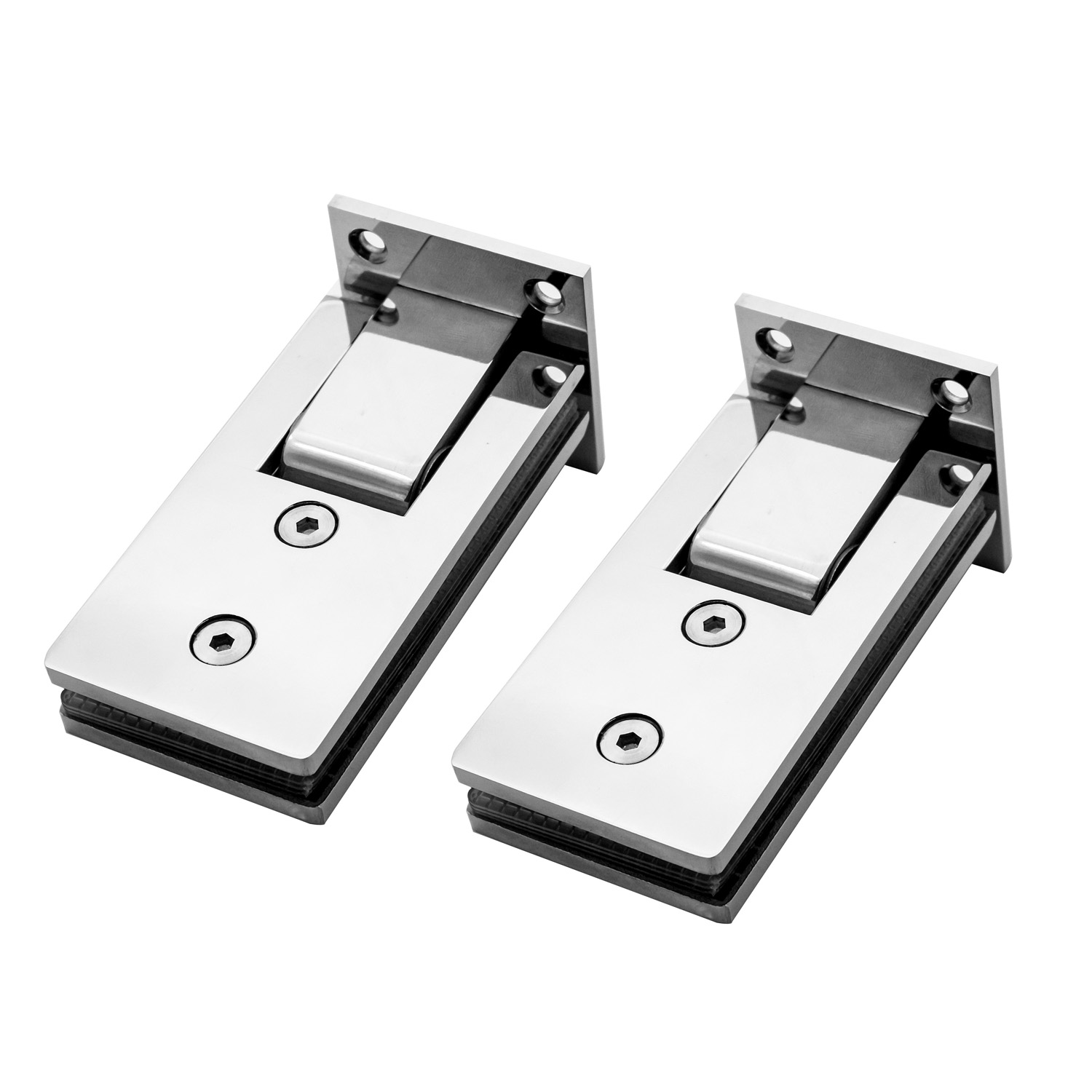 Long Life Stainless Steel Soft Close Shower Frameless Tempered Glass Door Hinges