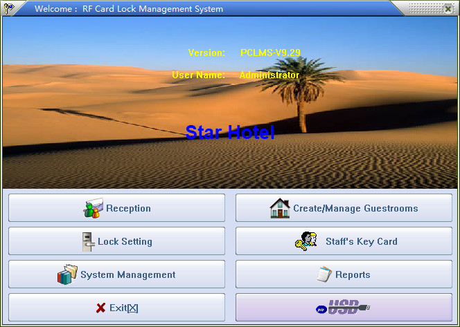 MF1 Keyless Door Lock Wireless T557 Handle Free Management Software