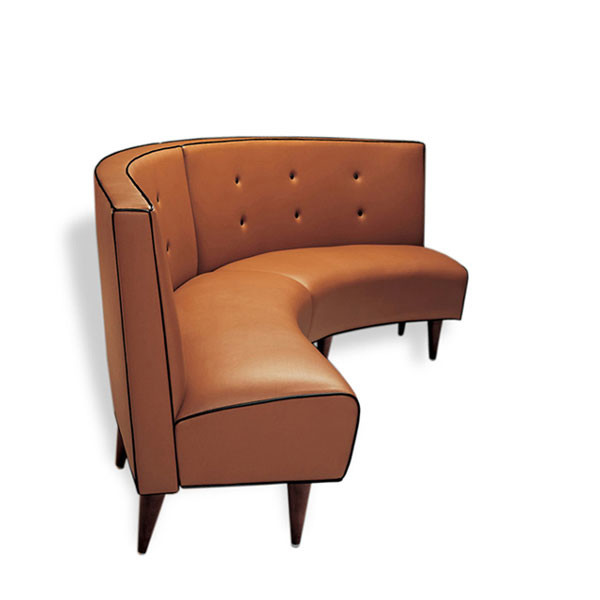 9 Seat U Shaped Sectional Sofa With Recliners High Back Nightclub Booth Seating