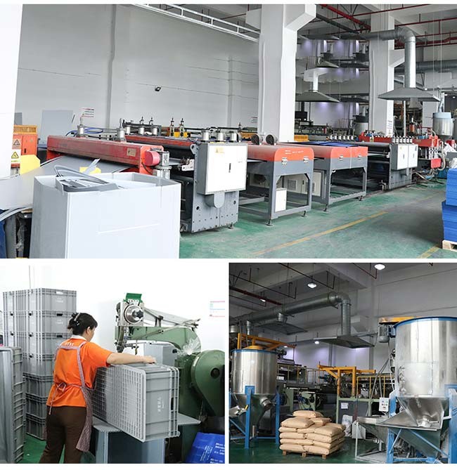 Blue Waterproof Plastic Corrugated Box PP Hollow Sheet Box Packing Folding Carton