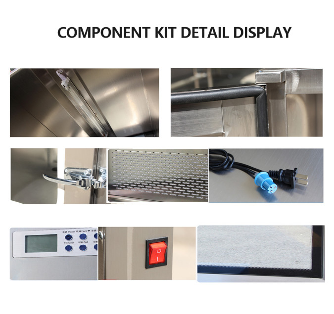Stainless Steel Clean Room Equipment 380V 50HZ 99.99% 0.3um Air Shower Pass Box