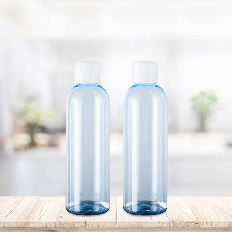 Eco-friendly Cosmetic Plastic Bottle Packaging 200ml With Flip Top Cap