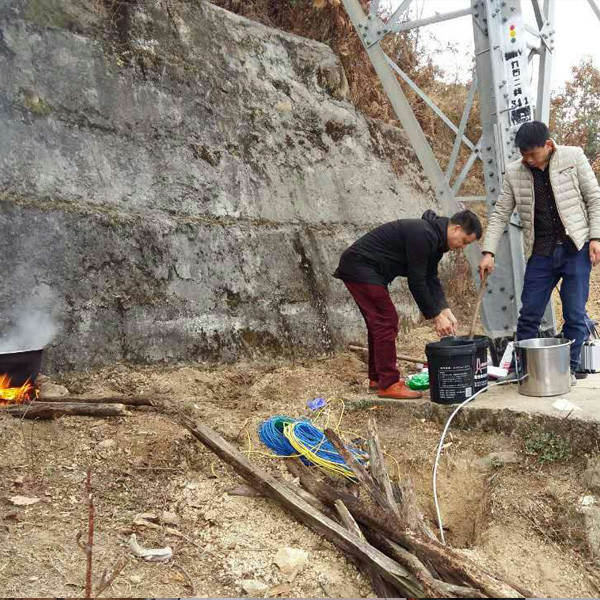 Resistance Reducing Ground Enhancement Material Electrode Barrier Reducing Age