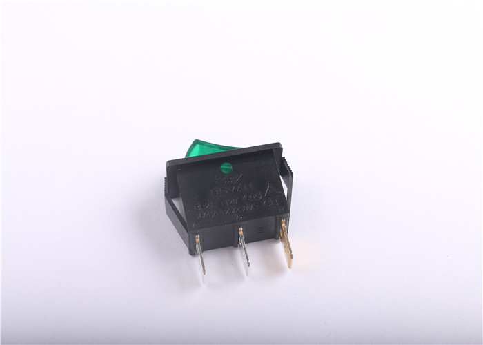 Mini 250v Push Button Rocker Switch Reasonable Dumping And Breaking Angle