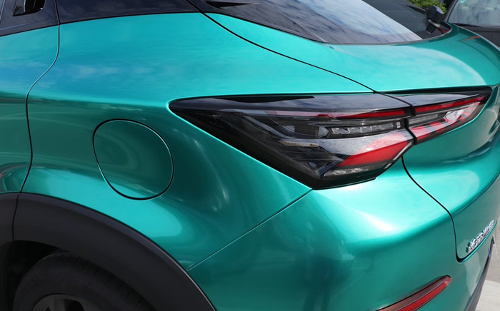 Lightweight Gloss Car Vinyl Wrap Emerald Green for emergency Vehicles