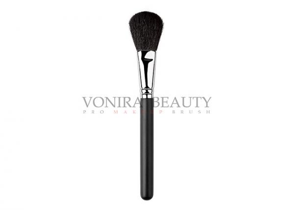 Quality Long Tip Goat Hairbrush Makeup Brush Highlight Brush 3D Silk Brush In Black for sale
