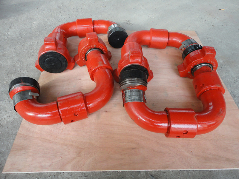Integral Alloy Steel Pipe Fittings Chiksan Swivel Joint For Oil Well Cementing Operation