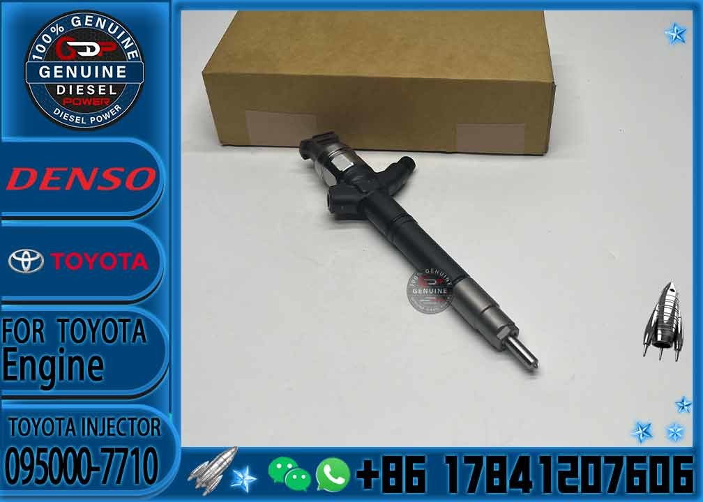 Original and New Common Rail Injector 095000 7710 0950007710 23670-51030 For toyota landcruiser 200 V8 1VD-FTV 4.5L 0950