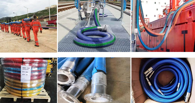 EN13766 Specifications STS Hose Oil Transfer Composite Flexible Hose