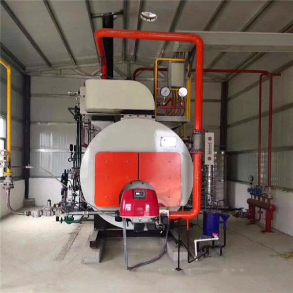 2t/h 150hp low Cost Wns Horizontal Oil Gas Fuel Condensing steam boiler for milk pasteurization