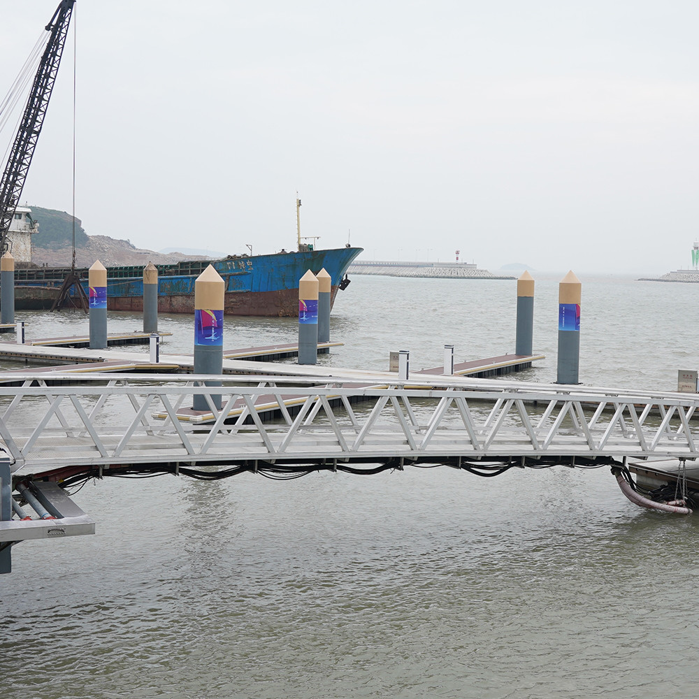 Silver Marina Gangways Aluminum Rramps With Bolts And Nuts Accessories For Yacht Boat Dock