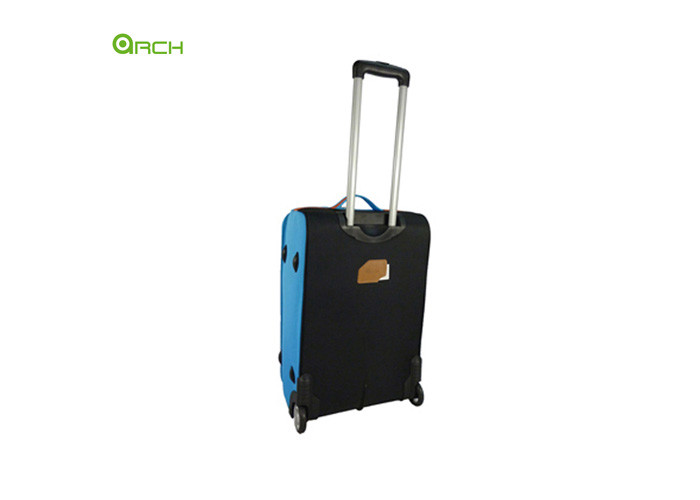 Two Pockets 600D Polyester Trolley Soft Sided Luggage