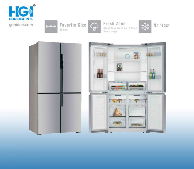 Double Door Kitchen Frost Free Refrigerator Side By Side 490 Litre 41db 0