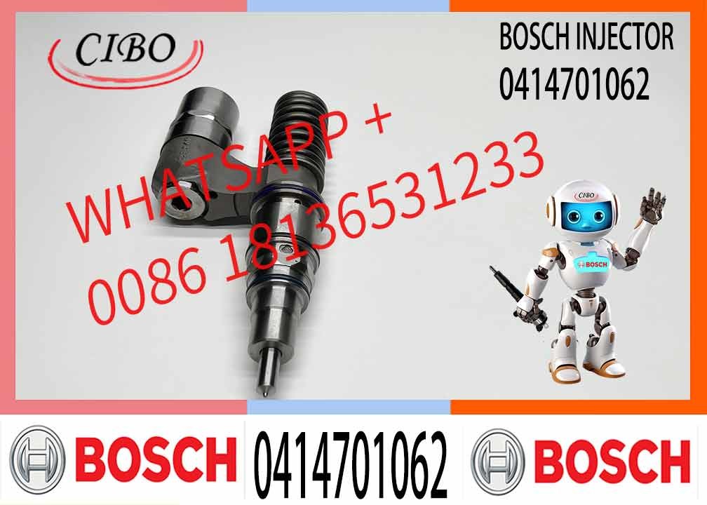 ELIC Excavator 0414701037 0414701062 1766549 Engine Common Rail Fuel Injector