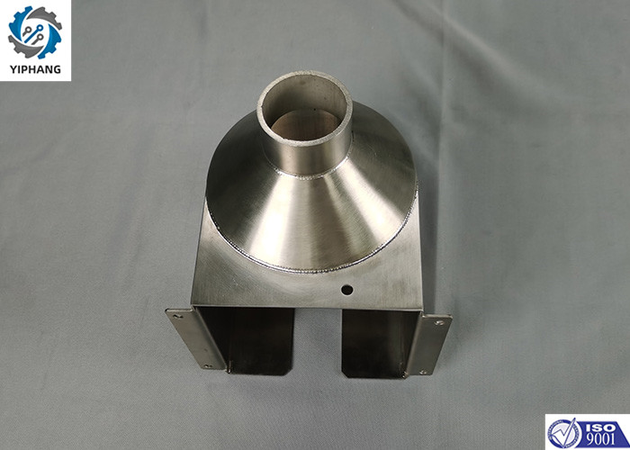 SUS302 Custom Sheet Metal Welding Parts 3mm With Roundness Bending Cone Bucket