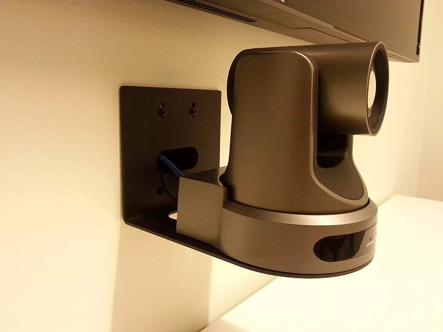 Floating Shelf PTZ Camera Wall Mounting Metal Bracket with Small Universal Design