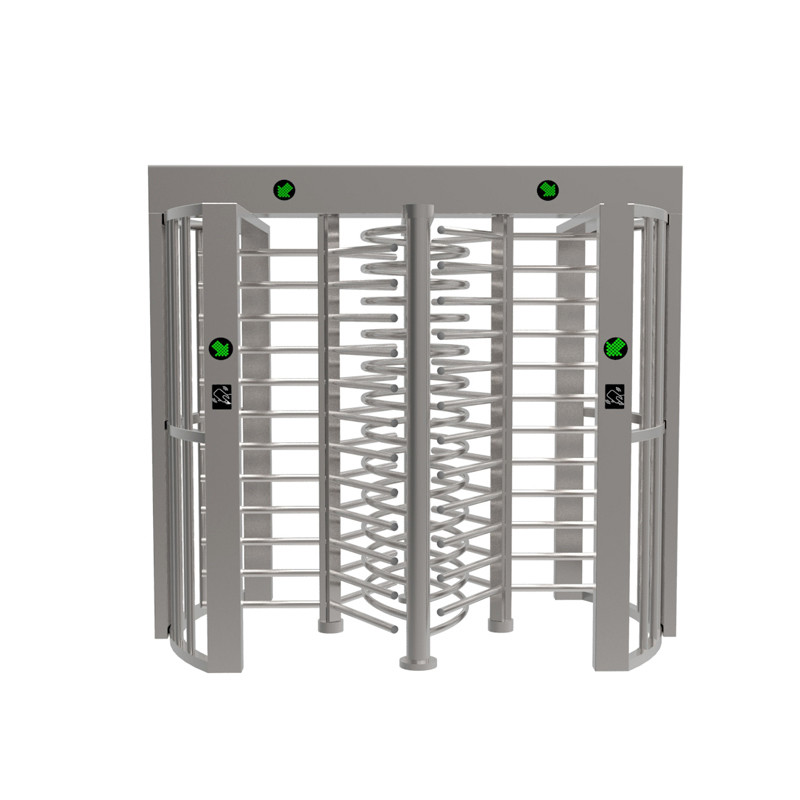 550mm Intelligent Turnstile Security Gates Two Lane Revolving Door