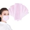 Buy cheap Earloop Disposable Face Mask Pink Color Wind / Sunlight Prevent Skin Friendly from wholesalers