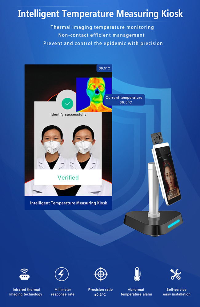 5inch display Forehead Infrared Thermometer