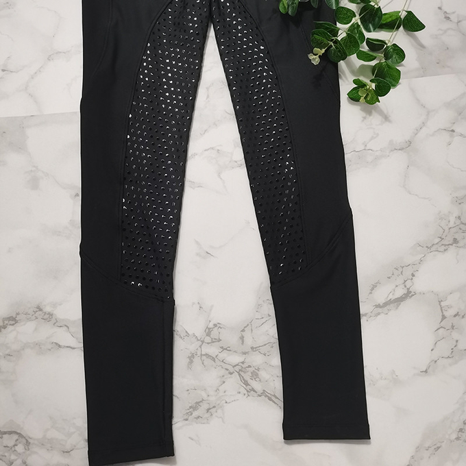 Full Seat Silicone Horse Riding Pants / Equestrian Leggings With Phone Pocket