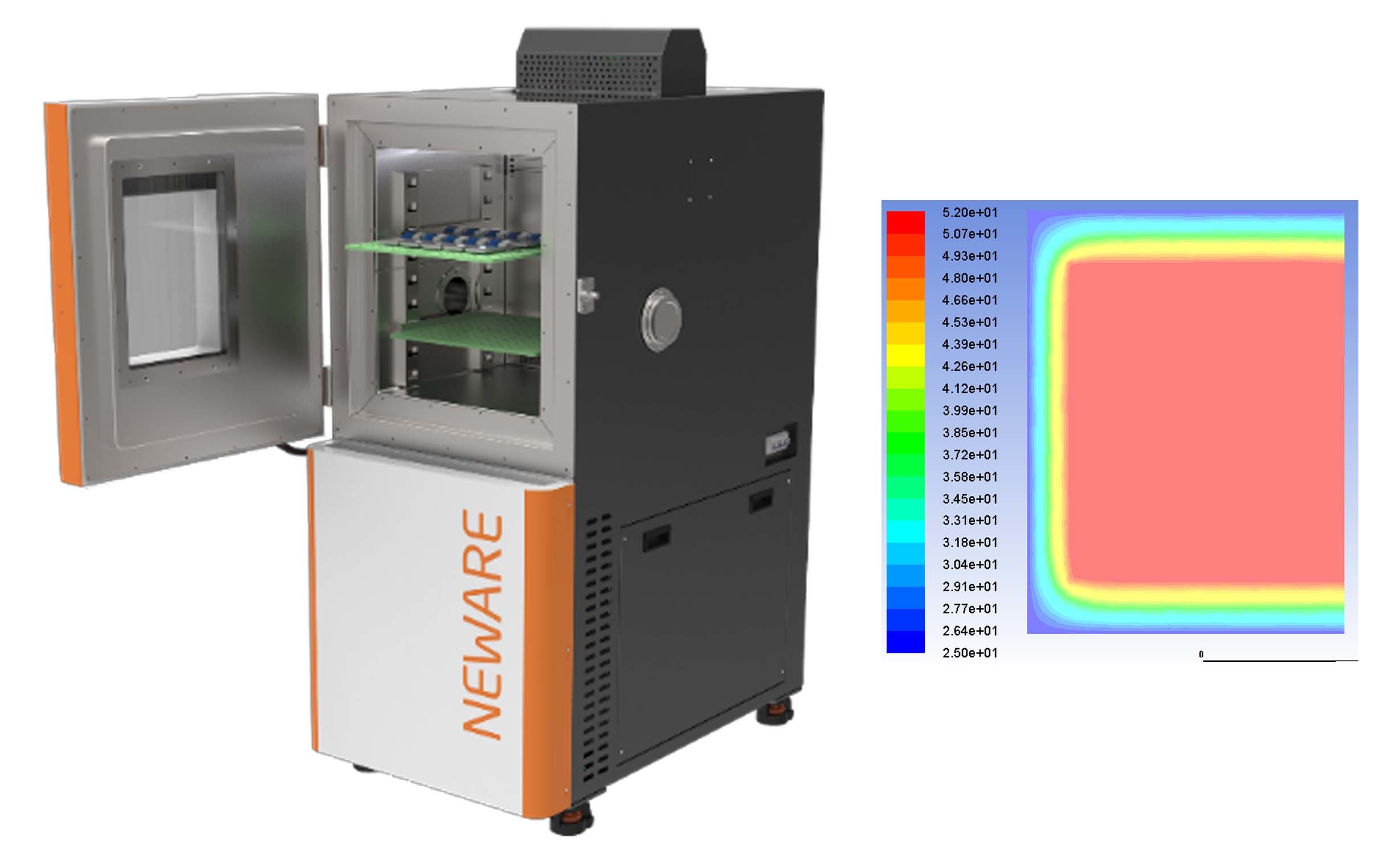 High Low Temp Humidity Chamber , Neware 225L Environmental Testing Equipment