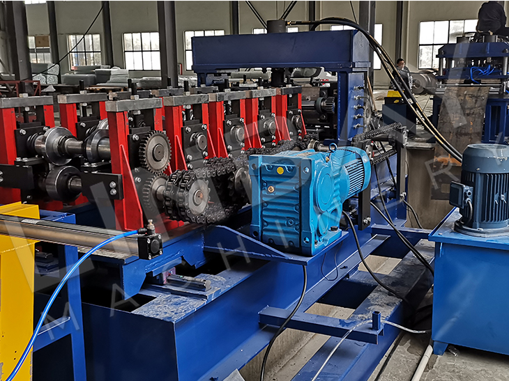 Cast Iron Structure Galvanized Steel Automatic Perforated Cable Tray Production Line