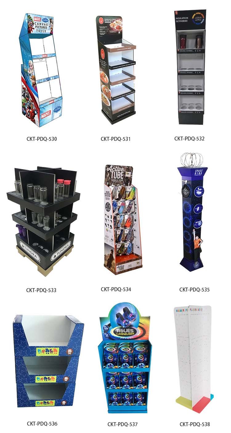 Elegant Cardboard Counter Display Box Carton Table Top Counter Custom Printing