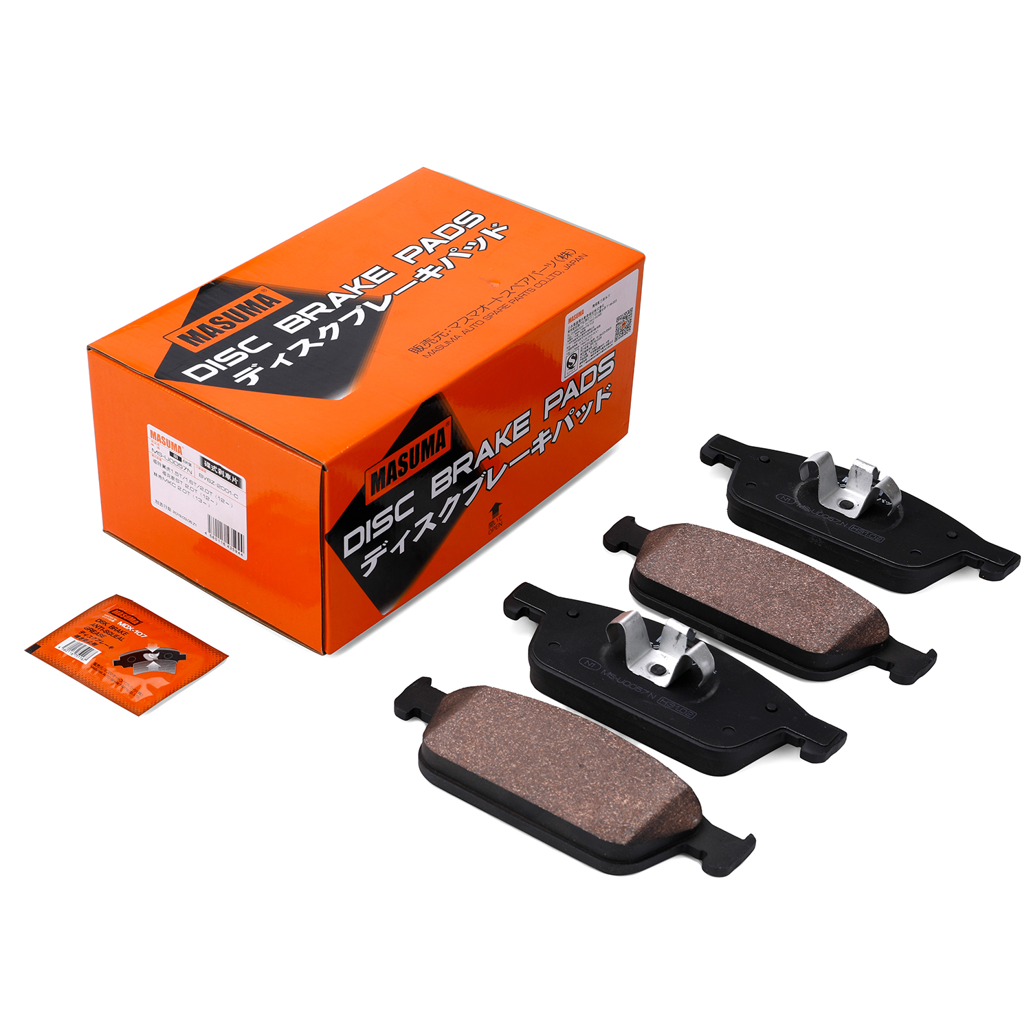 Ford Car Fitment MASUMA Auto Parts BV6Z-2001-C 4Pair Set Brake Pads for JAPANESE CAR