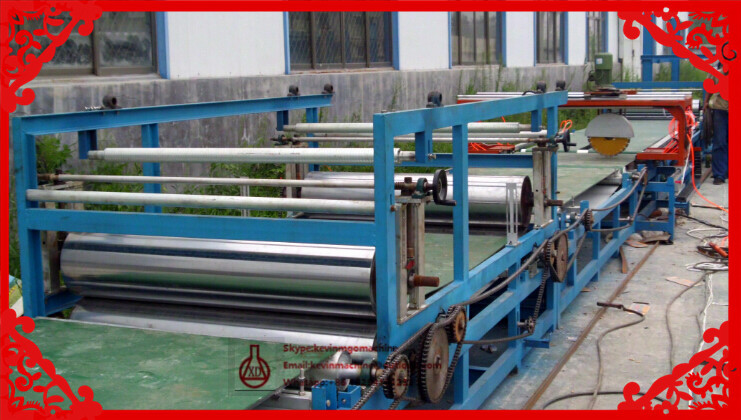 Construction Material Making Machinery for Mgo / Mgcl / Fiber Glass Mesh Raw Material